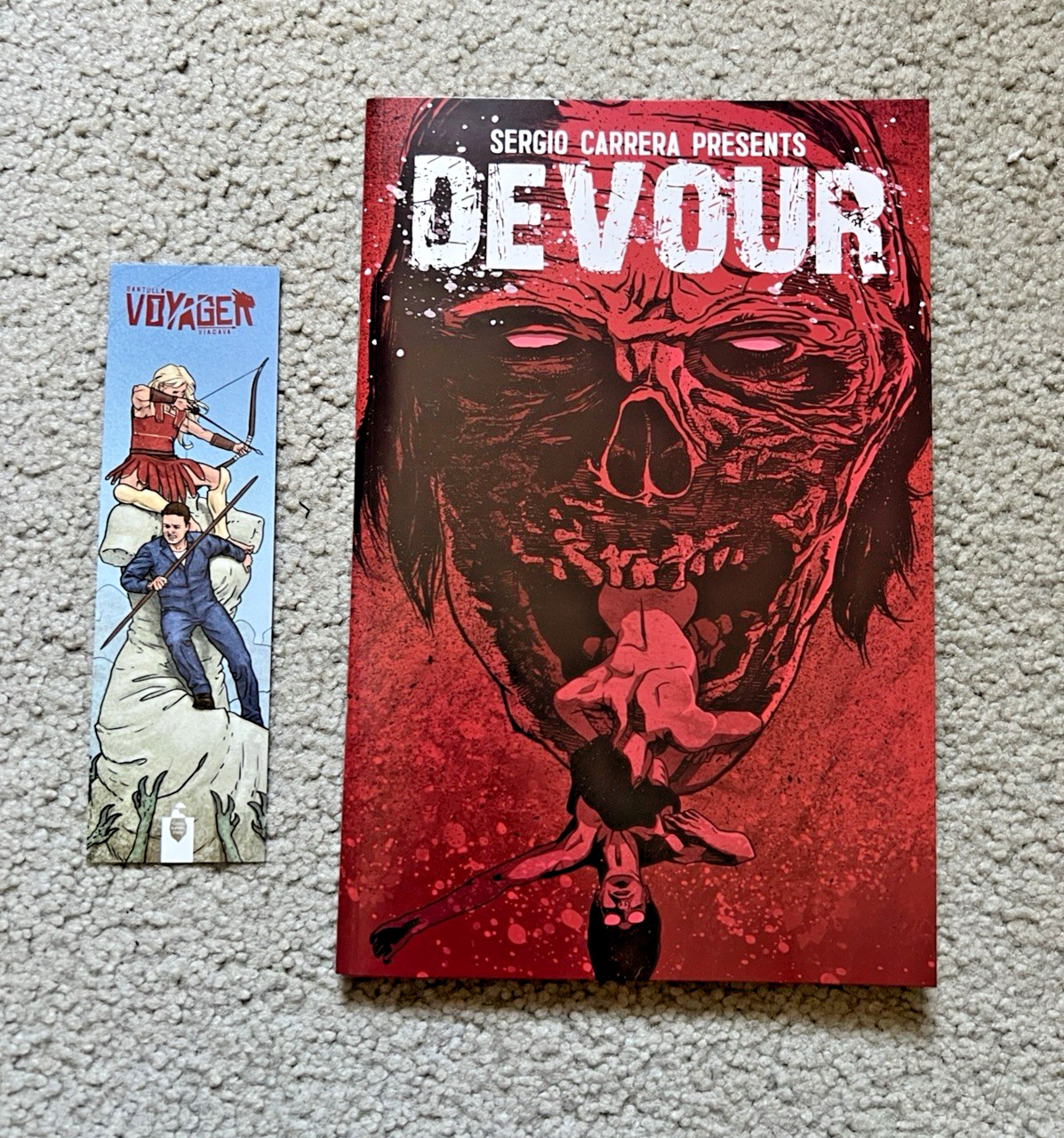 Devour Comic Book & Bookmark by Sergio Carrera – Zombie Horror – Adults ONLY!
