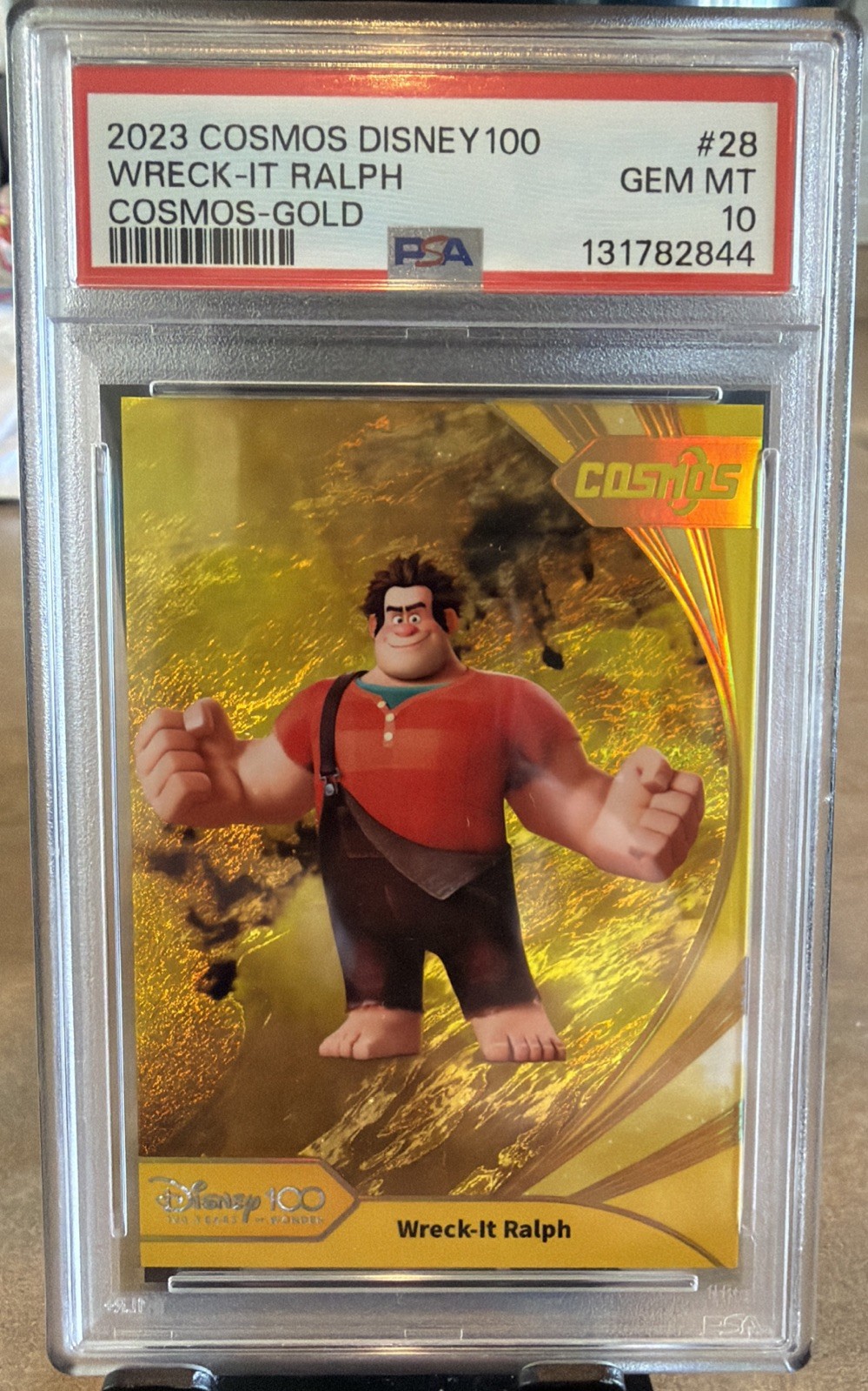 PSA 10 – 2023 Kakawow COSMOS DISNEY 100 – Wreck-It Ralph – COSMOS Gold /10