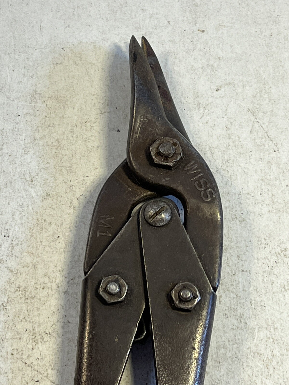 Vintage WISS M1 Tin Snips Sheet Metal Master Scissors Forged Steel USA