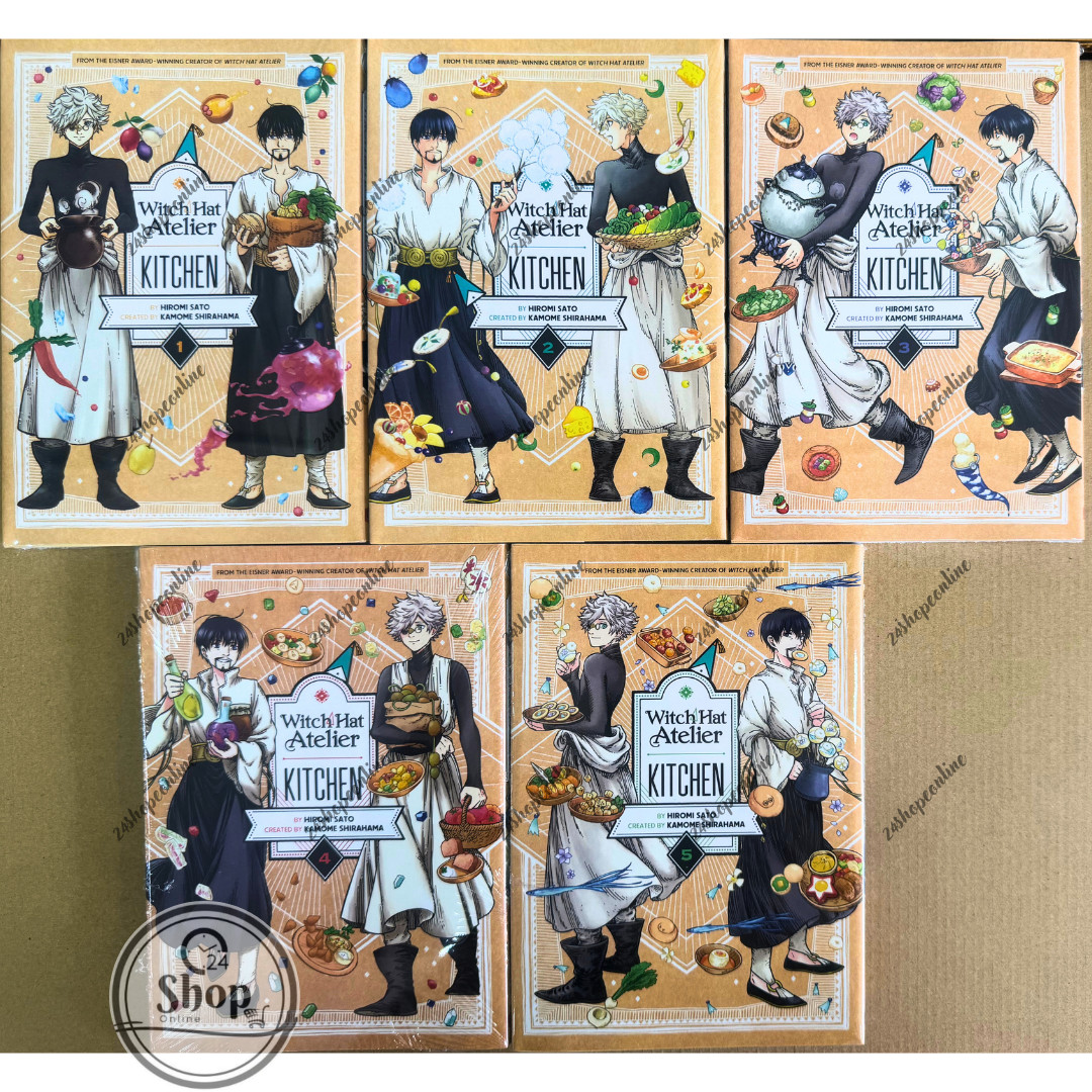 Witch Hat Atelier & Kitchen Manga English Vol 1-14 + 5 Full Set Comic Books