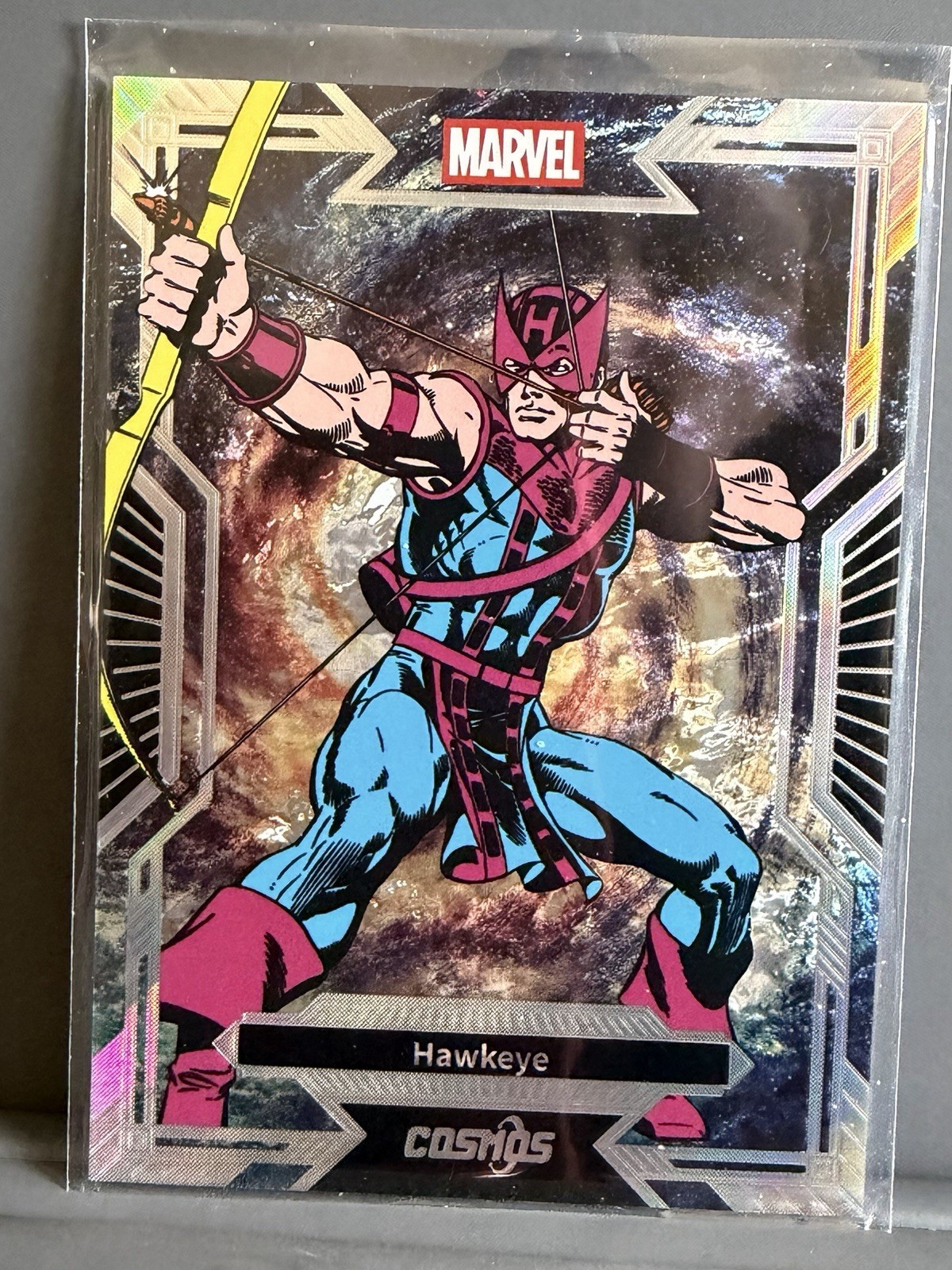 2025 Kakawow Cosmos Marvel Silver Refractor Hawkeye