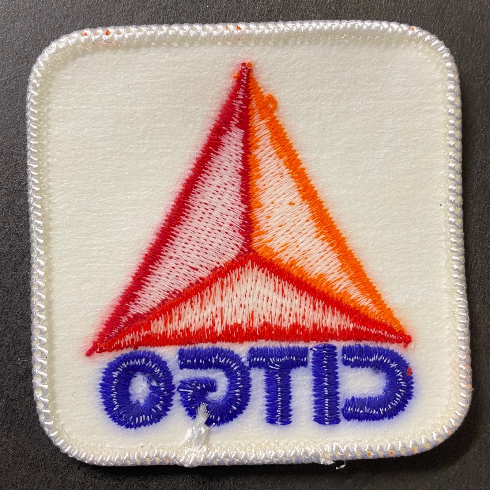 Citgo Gasoline Embroidered Patch Vintage 2 1/2″ x 2 1/2″ VGC