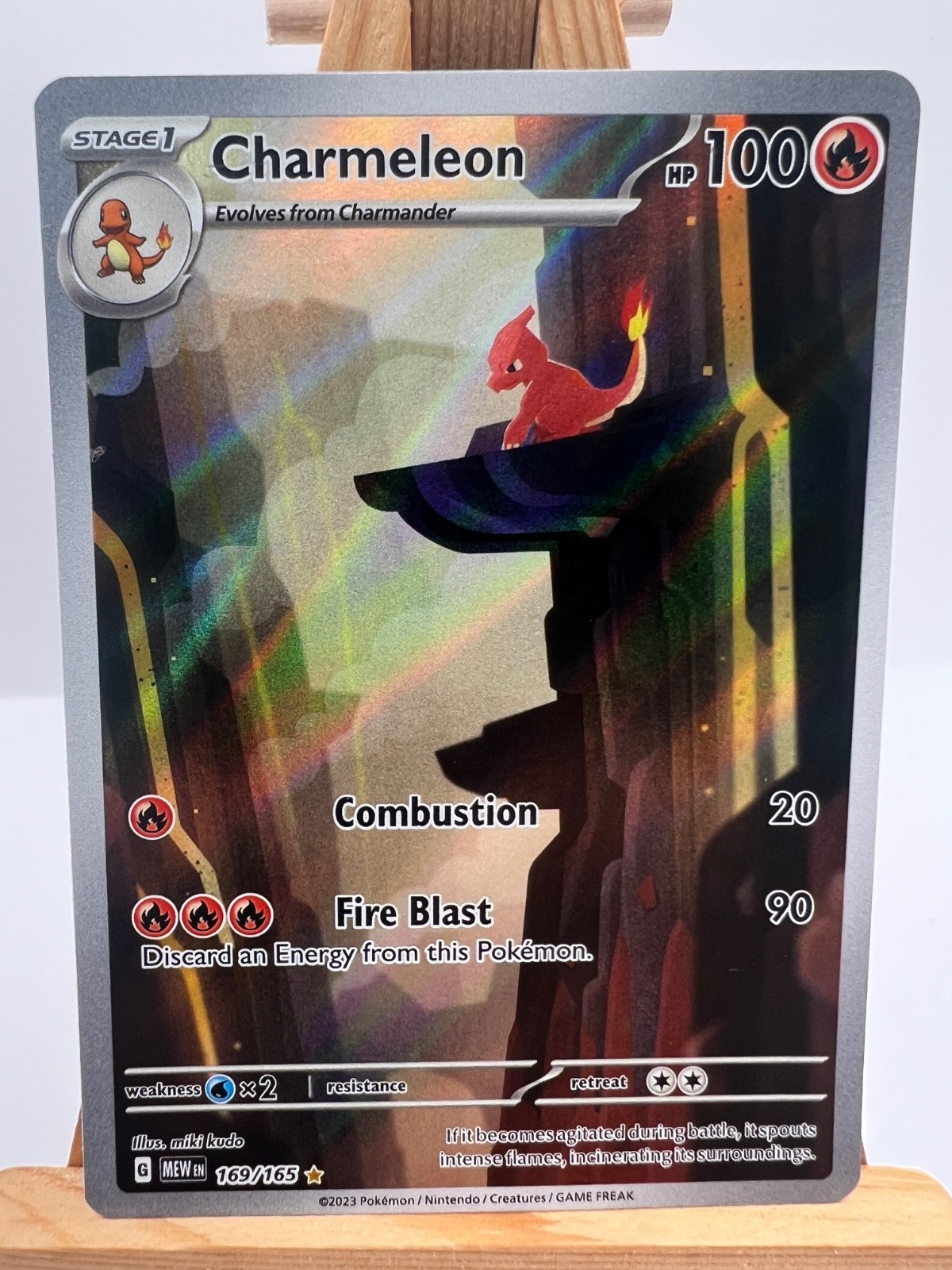 Pokemon TCG – S&V 151 – 169/165 Charmeleon – Illustration Rare – LP