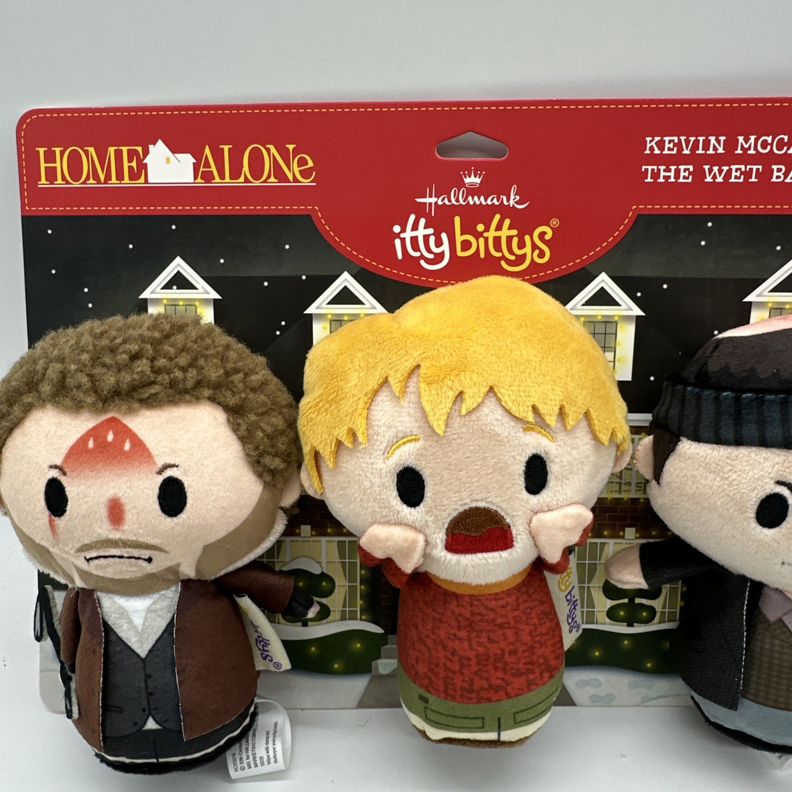 Itty Bittys NEW Hallmark Home Alone Kevin McCallister & WET Bandits Figures Lot