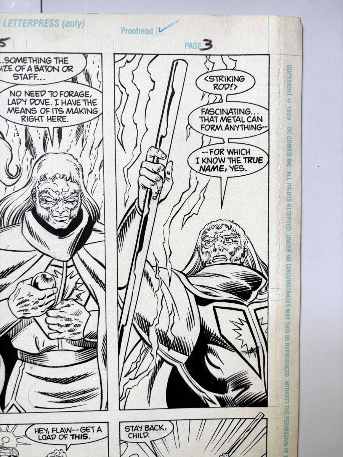 Hawk And Dove 15 Pg 3 Original Art By Greg Gugler And Scott Hanna 1990