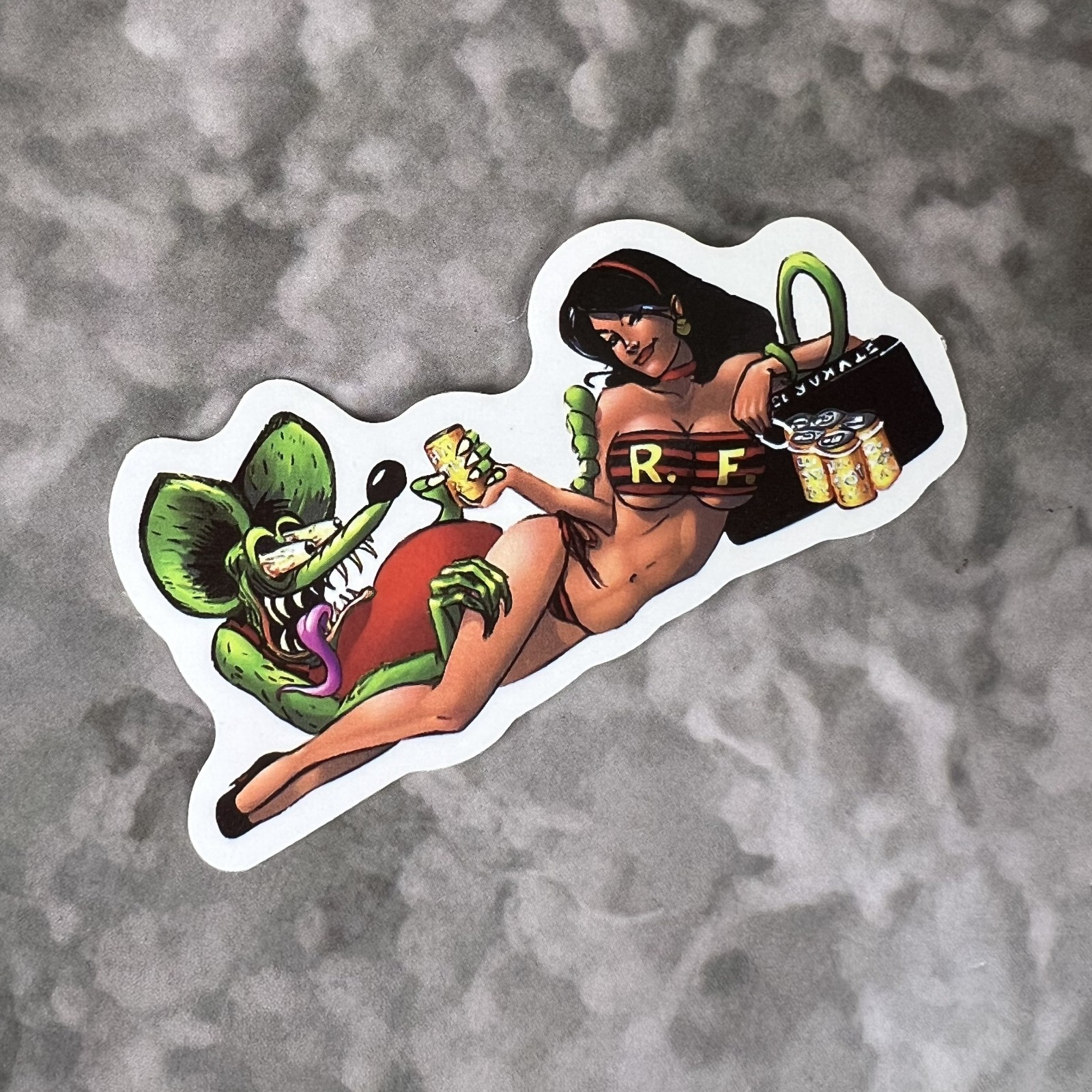 Rat Fink Decal Sticker 2.25″ Hot Rod Rat Rod – #42