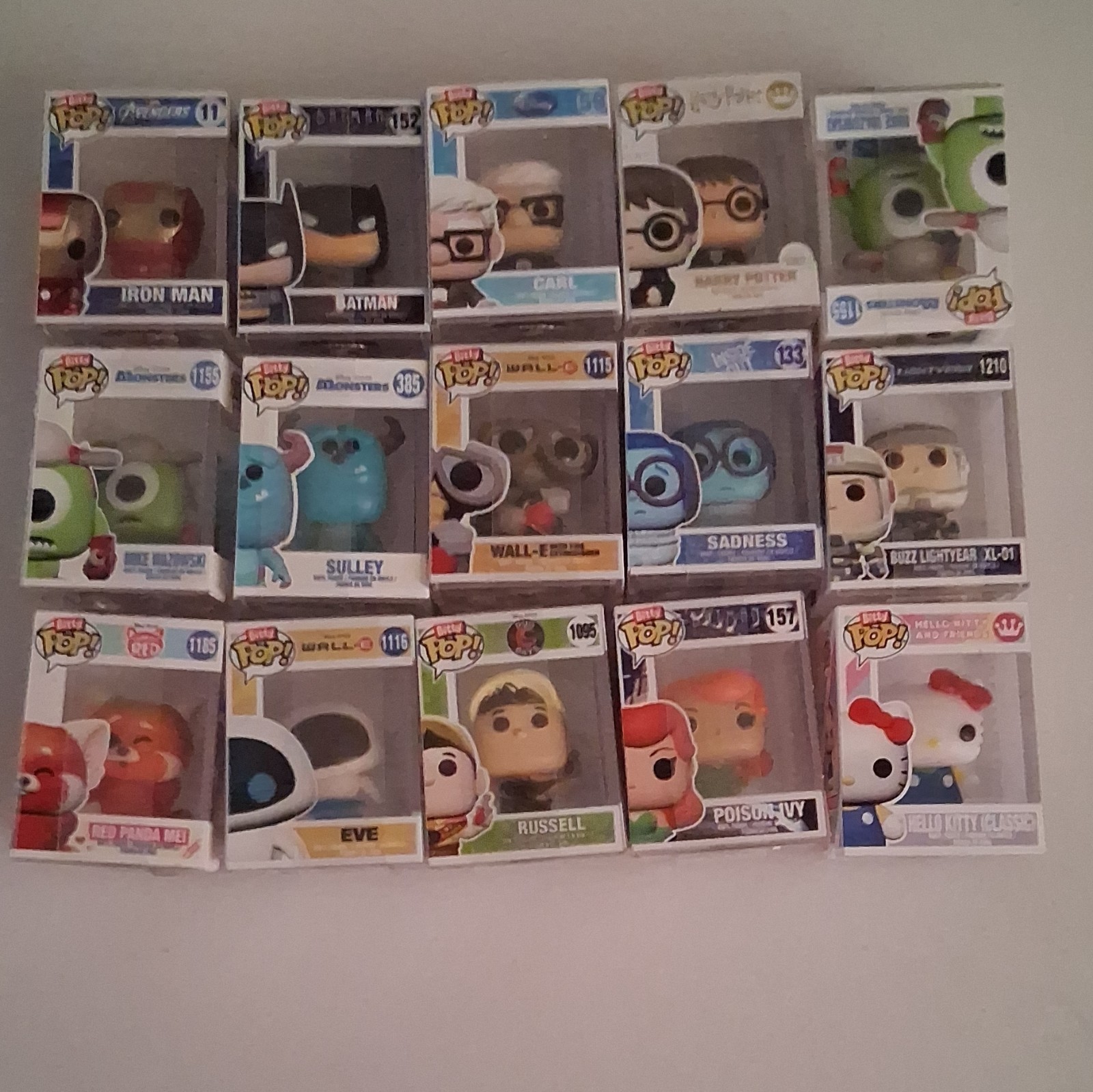 Funko bitty pop mixed lot 15 count + two blind pulls