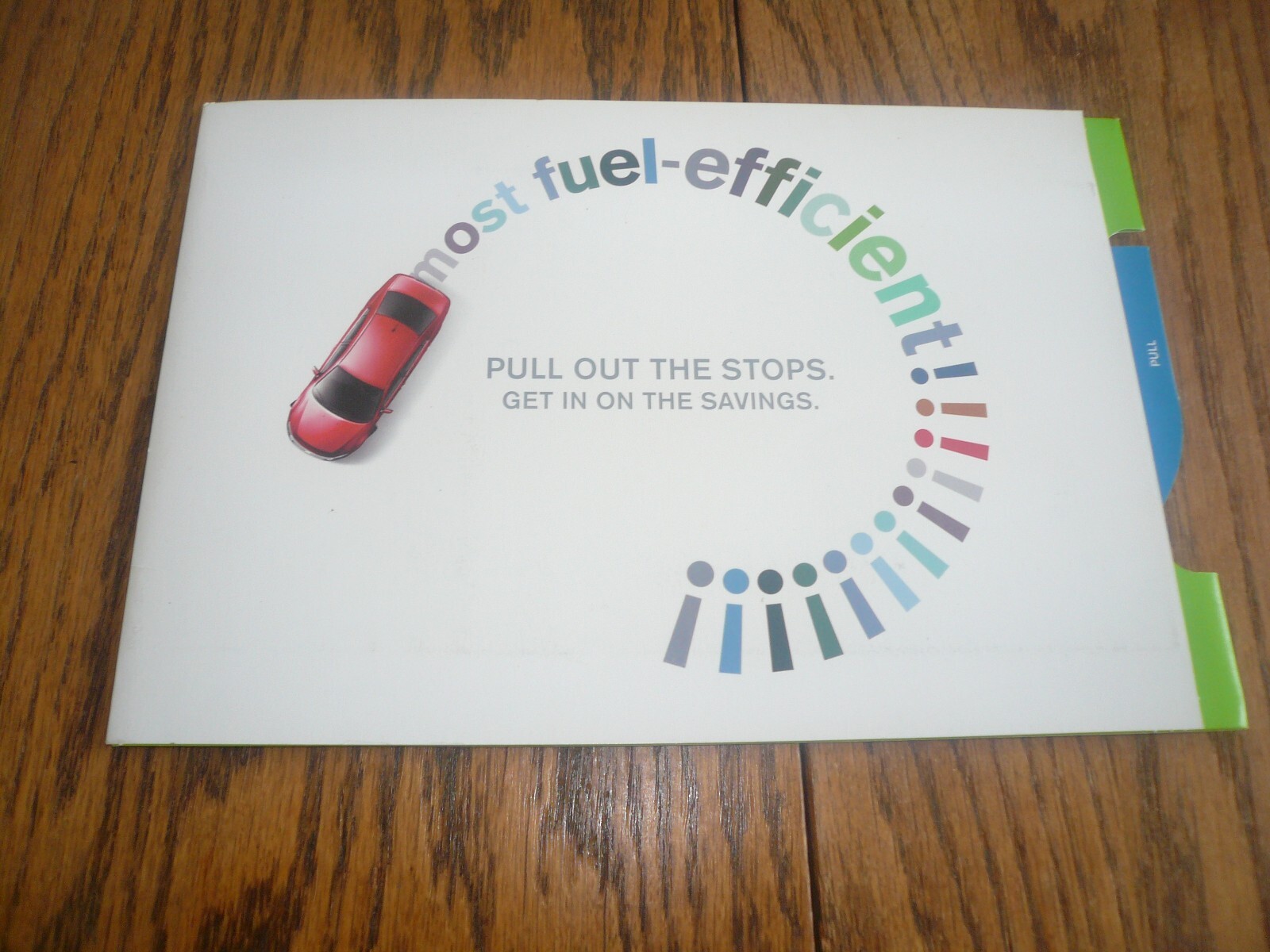 2010 Ford Fusion Most Full Efficient Pull Out Sales Brochure – Vintage