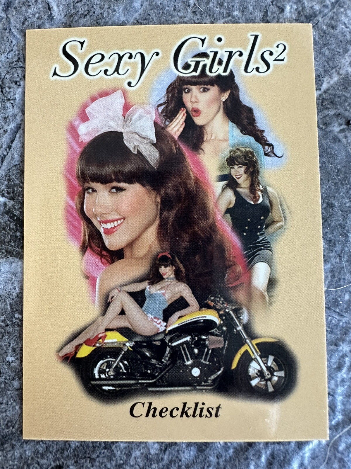 Playboy Sexy Girls 2 Collectors Cards, Choose a Models, Complete Your Set