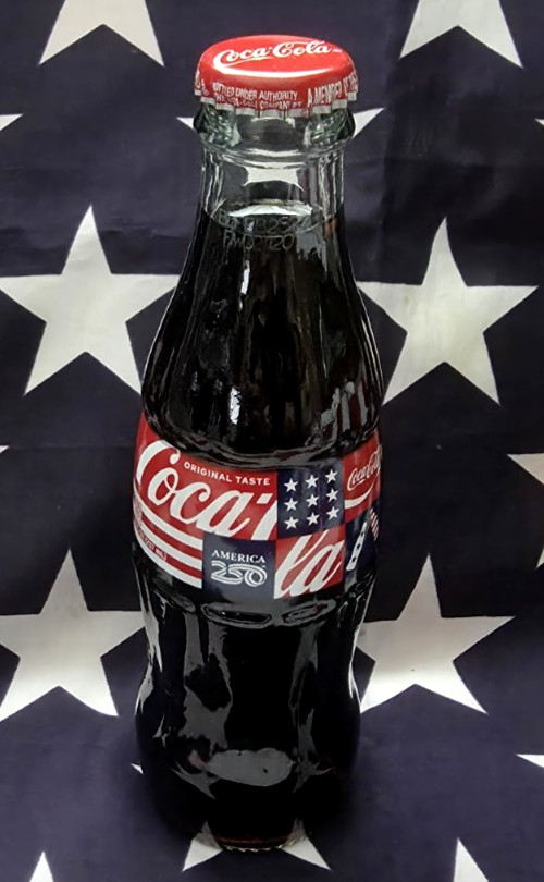 2026 Full Unopened America’s 250th Anniversary 8oz. Coca Cola Bottle