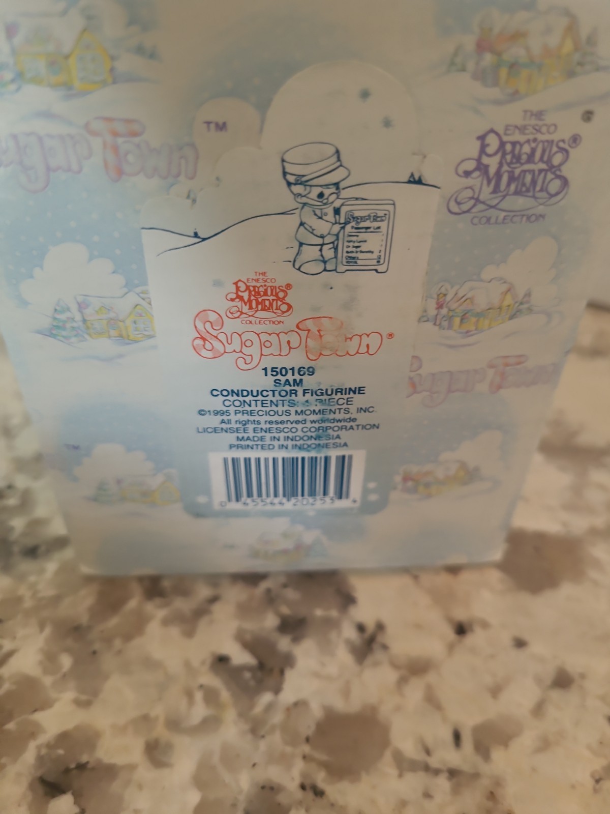 PRECIOUS MOMENTS SUGAR TOWN SAM THE CONDUCTOR #150169 FIRST ISSUE