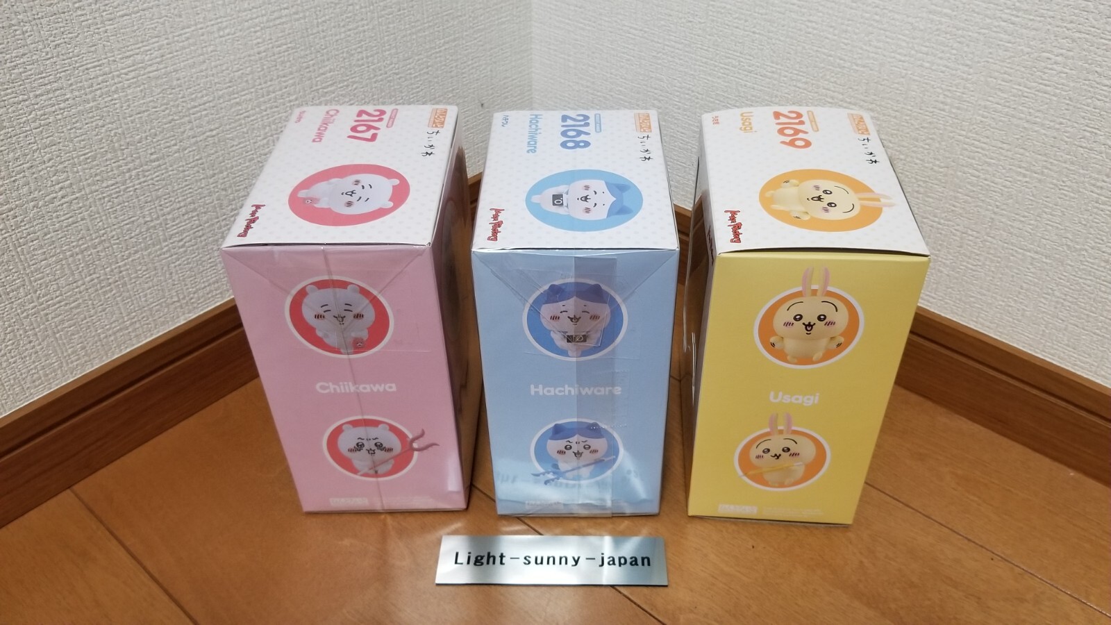 Nendoroid Chiikawa Hachiware Usagi Set of 3 Figure Good Smile Company Used Japan