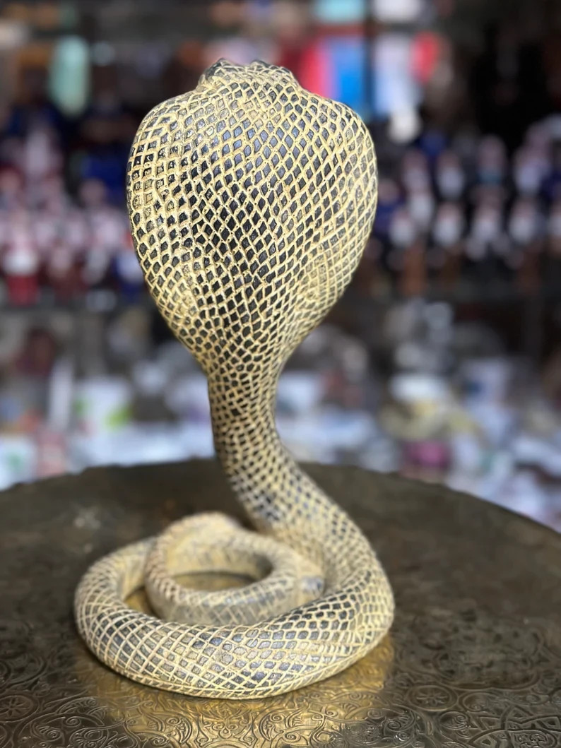 Authentic Ancient Egyptian Antiques Cobra Statue Of Protection Goddess Egypt BC