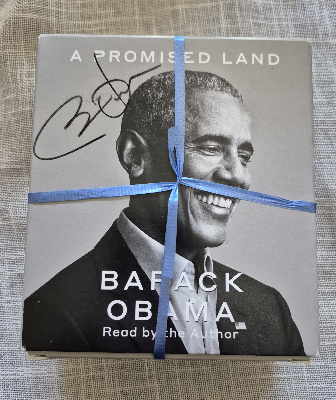 Barack Obama Signed Autographed ‘A Promised Land‘ 28 CD Disc Audio Book