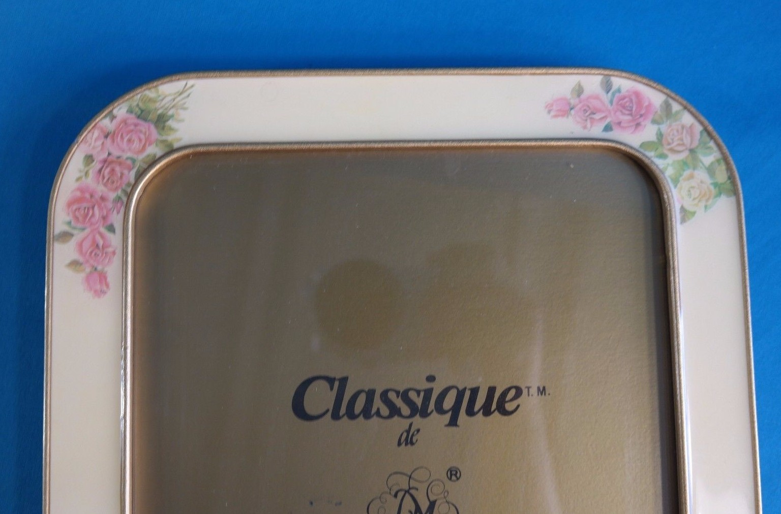 Classique De Loui Michel Hand Crafted Enamel Flower Photo Frame 8″ X 10″