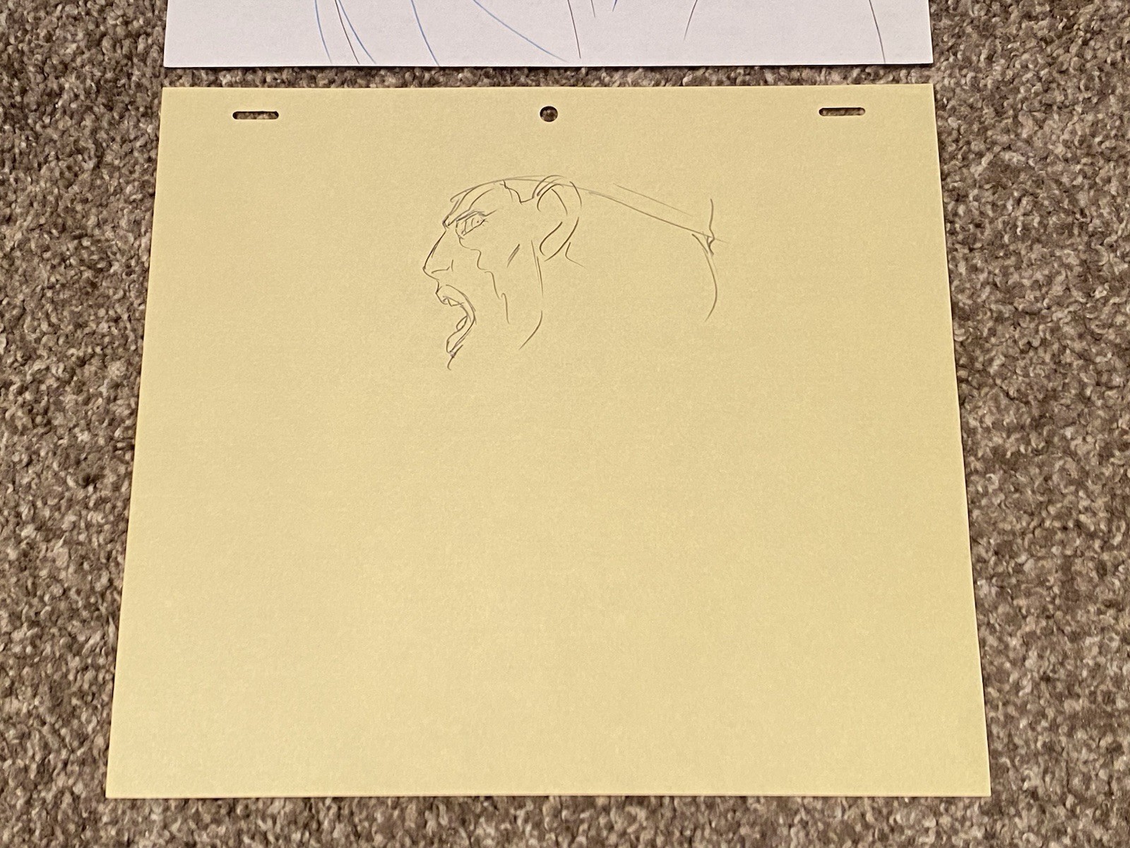 Original JoJo’s Bizarre Adventure Animation Production Drawing Avdol Lot of 2