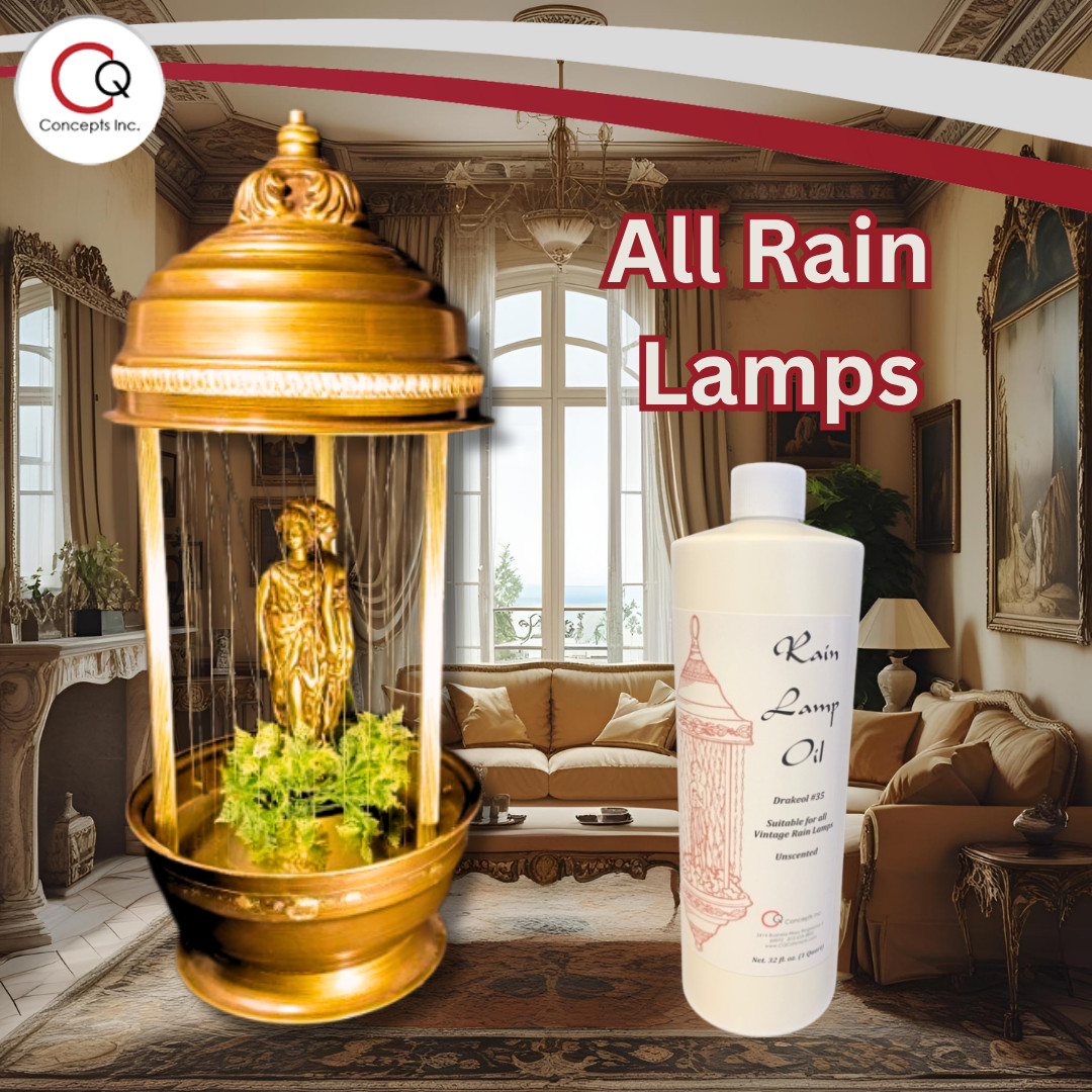 Rain Lamp Oil 32 oz – Free Shipping – Drakeol 35 Refill | Rain Oil | Rain Lamp