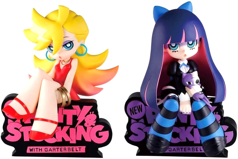 New Panty & Stocking Monitor Top Figure Set of 2 Banpresto Japan Prize