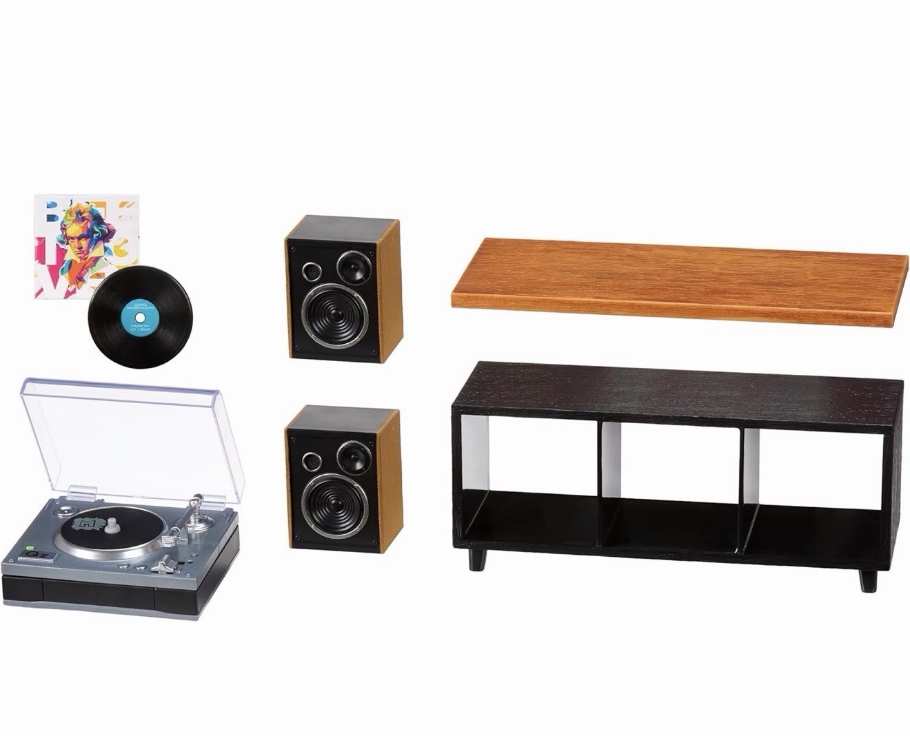 Miniverse Real Music Mini Record Player Beethoven Edition Playable Mini Collect