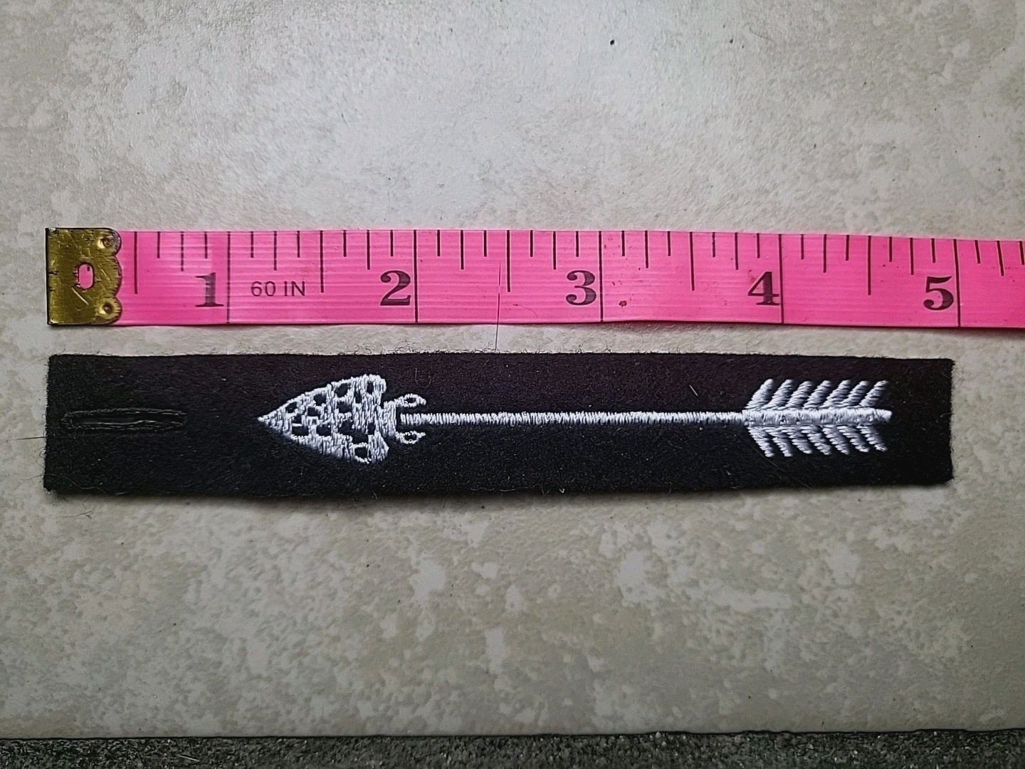 Boy Scouts Order of the Arrow Patch White Arrow Single Unit