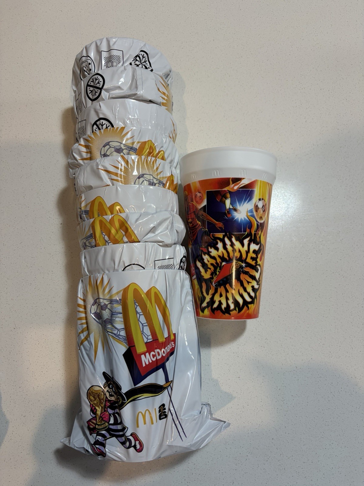 McDonald’s 2026 FIFA World Cup Collectible Cup Lot Of 10 Yamal Cups