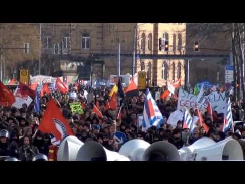Nazis blockieren! 13. Februar 2014 in Dresden. Mobiclip Dresden Nazifrei.